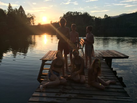 Avond aan de Zmulner See